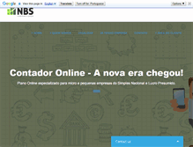 Tablet Screenshot of nbscontabilidade.com.br